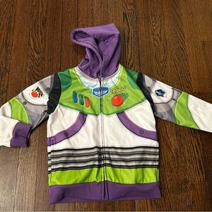Kids Buzz Lightyear Hoodie - Purple and Green